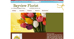 Desktop Screenshot of bayviewfloristnj.com